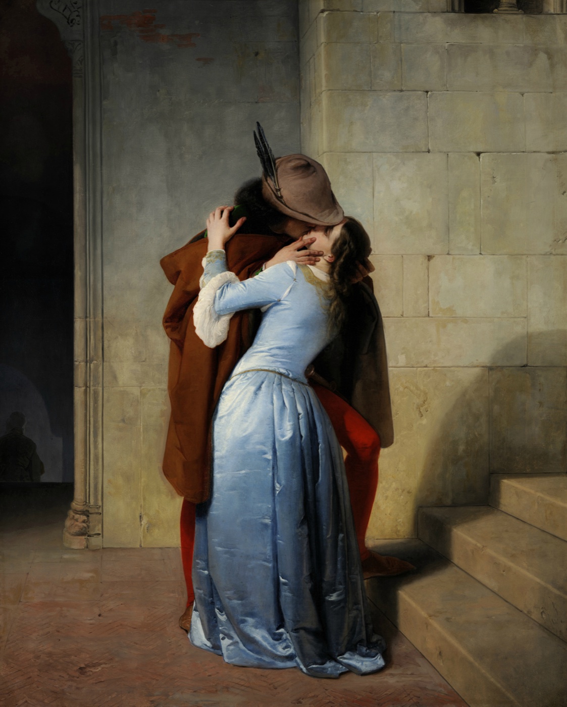 Le Baiser — Francesco Hayez, 1859, pinacothèque de Brera