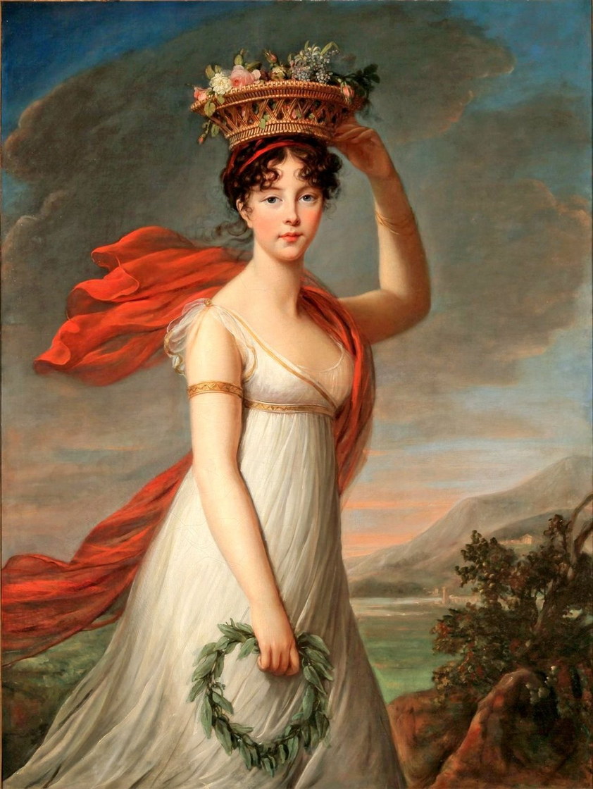 Julie Le Brun en Flore - Élisabeth Vigée Le Brun, v. 1799