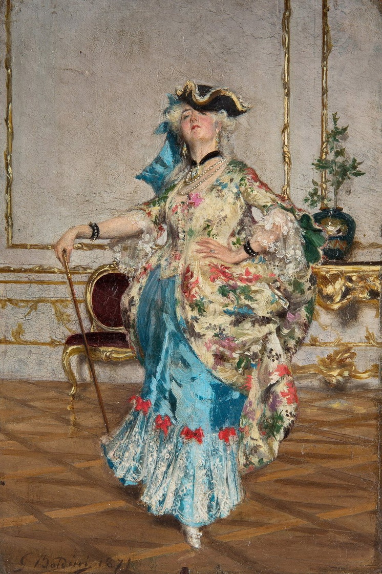 Une élégante - Giovanni Boldini, fin du XIXe siècle