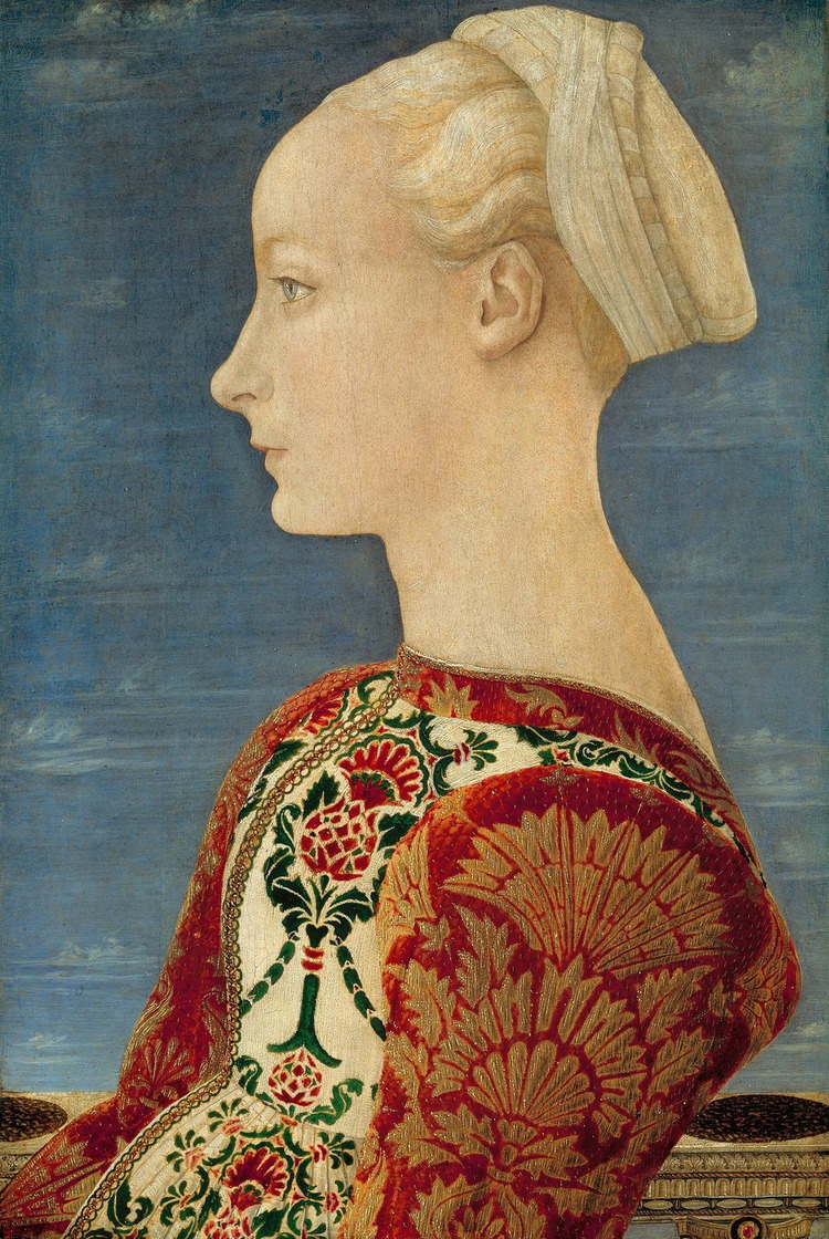 Portrait de jeune femme de profil - Piero del Pollaiuolo, v. 1465
