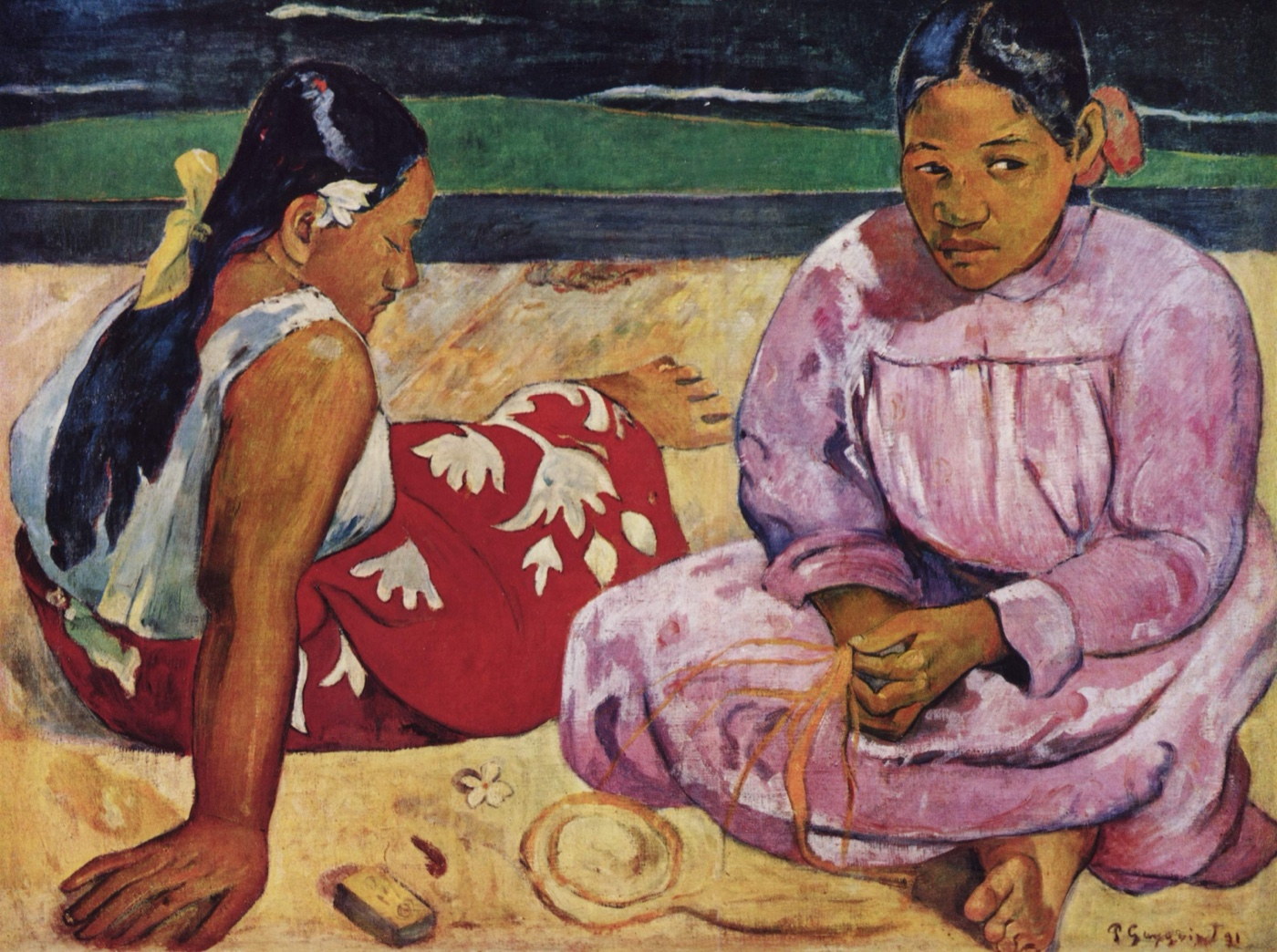 Femmes de Tahiti - Paul Gauguin, 1891, musée d'Orsay