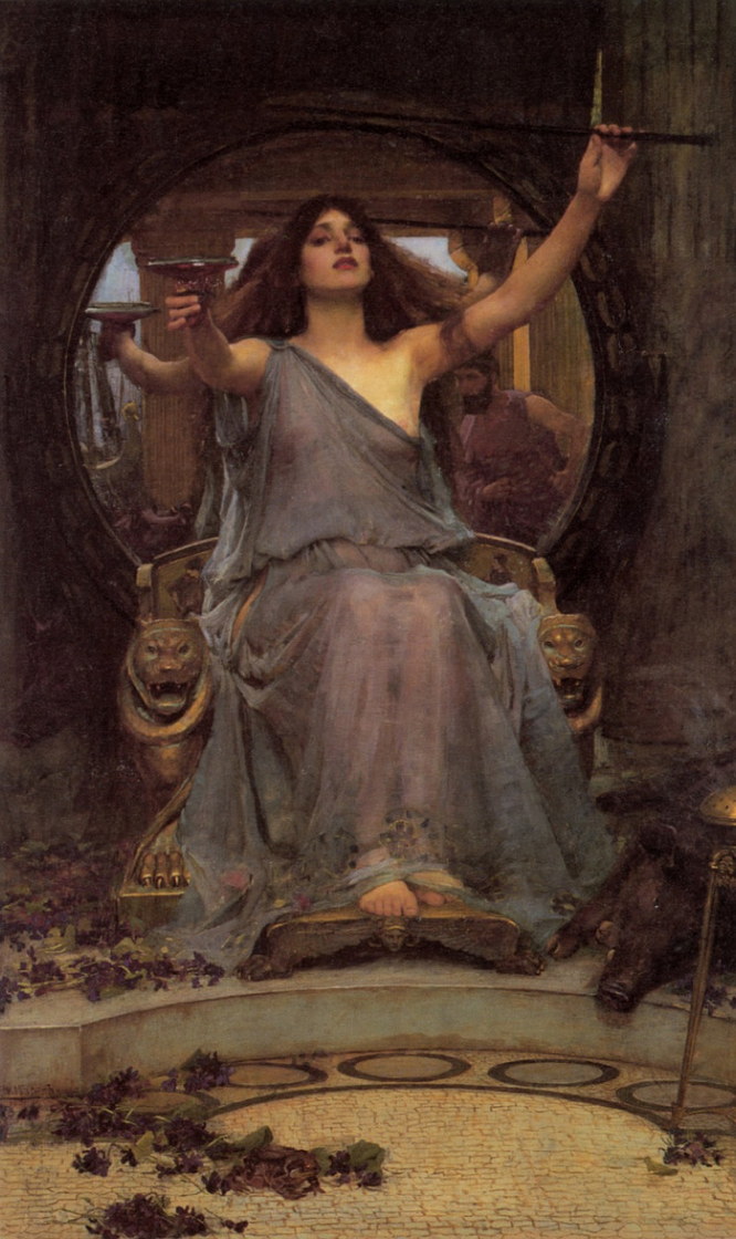 Circé offrant la coupe à Ulysse - John William Waterhouse, 1891