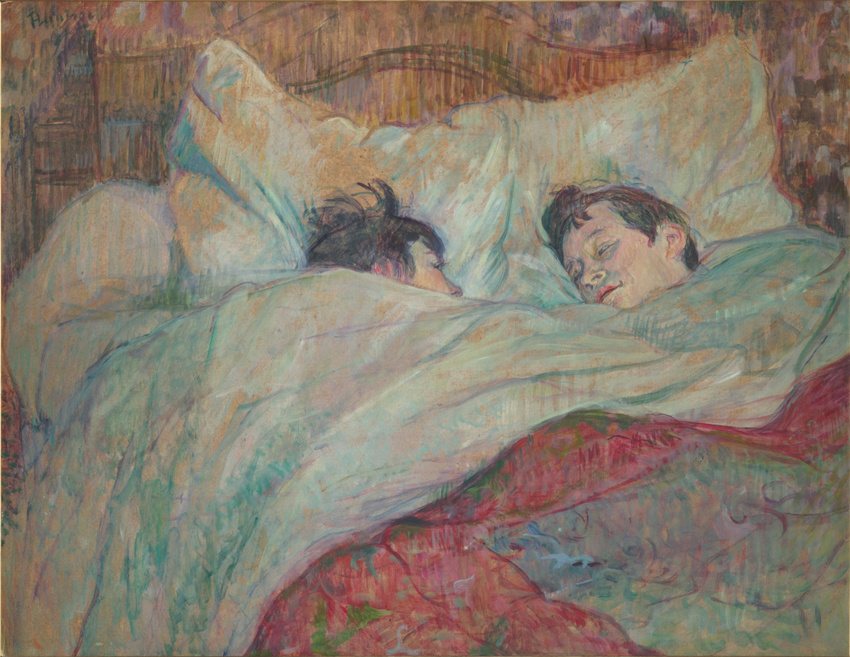 Le Lit - Henri de Toulouse-Lautrec, v. 1892, musée d’Orsay