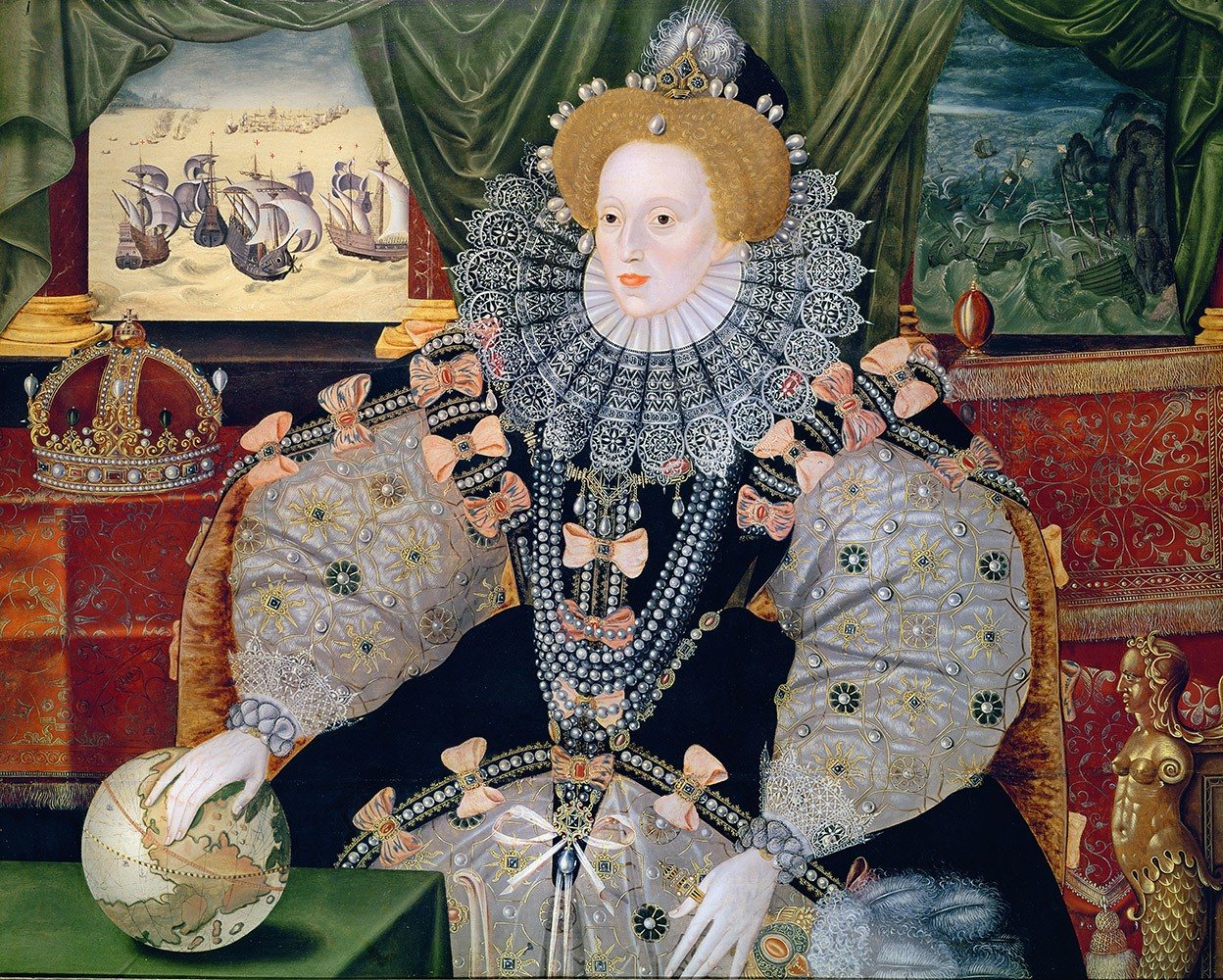Élisabeth Ière d’Angleterre, l’« Armada Portrait » - v. 1588