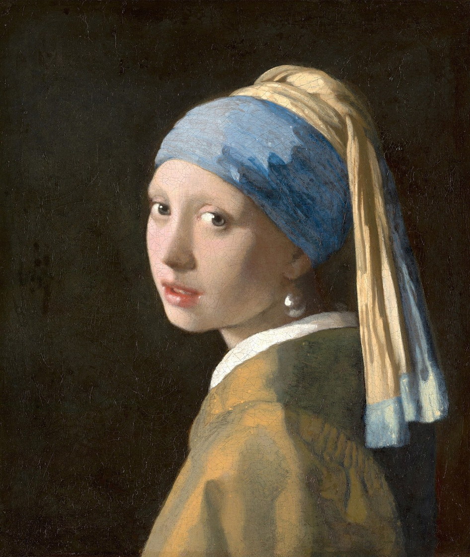 La Jeune Fille à la perle - Johannes Vermeer, vers 1665, Mauritshuis, La Haye