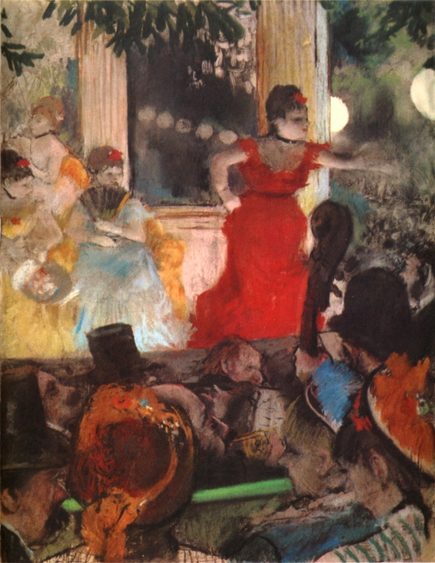 Le Café-concert des Ambassadeurs - Edgar Degas, 1877, musée des Beaux-Arts de Lyon