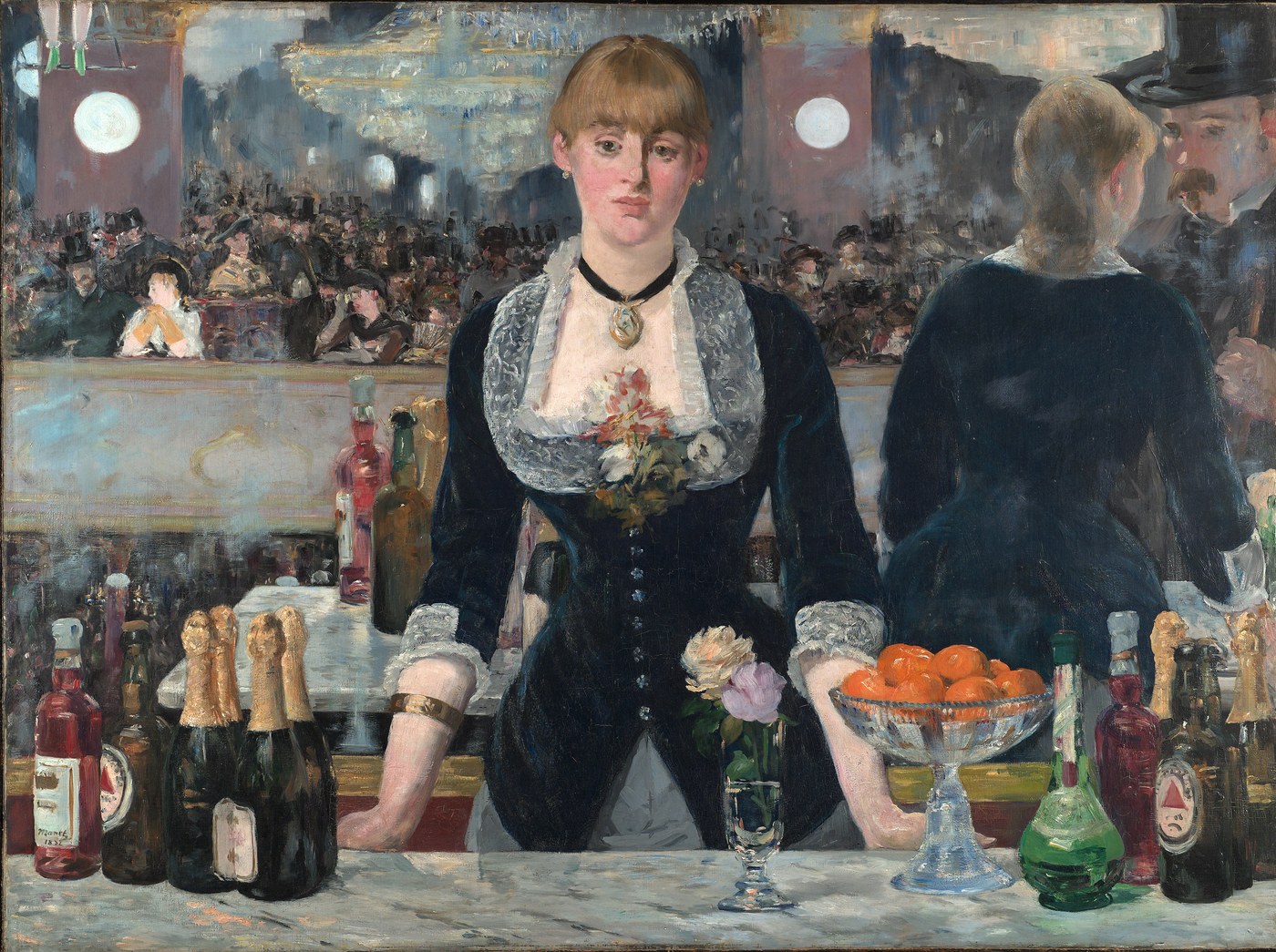 Un bar aux Folies Bergère - Édouard Manet, 1882, Courtauld Institute