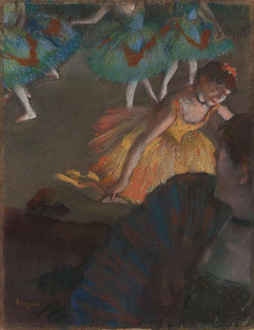Ballet vu d'une loge de l'Opéra - Edgar Degas, vers 1884