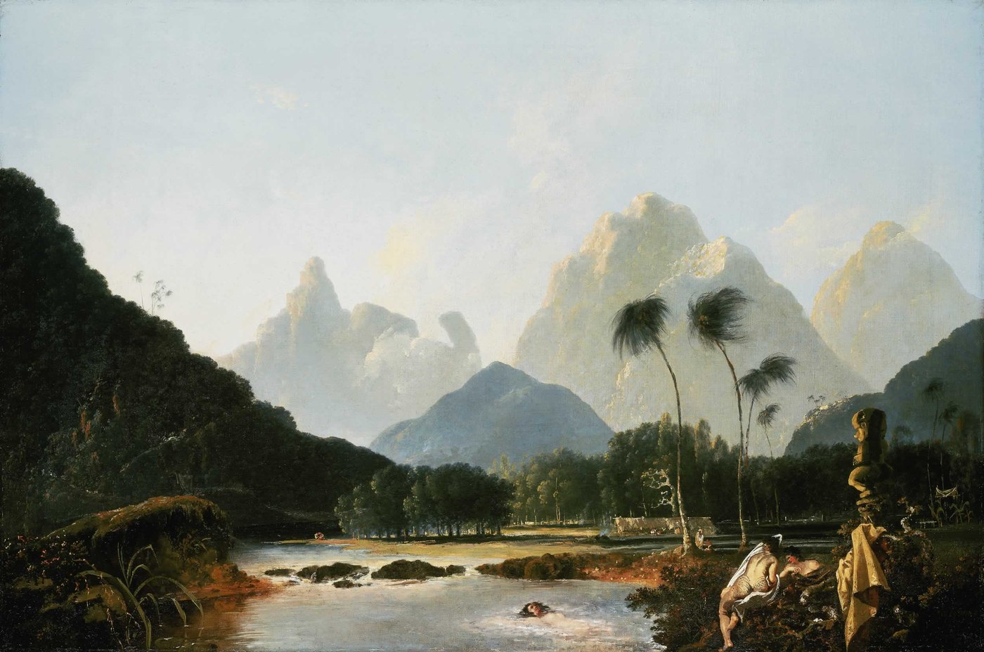 Tahiti Revisited, baie de Vaitepiha - William Hodges, 1776, National Maritime Museum