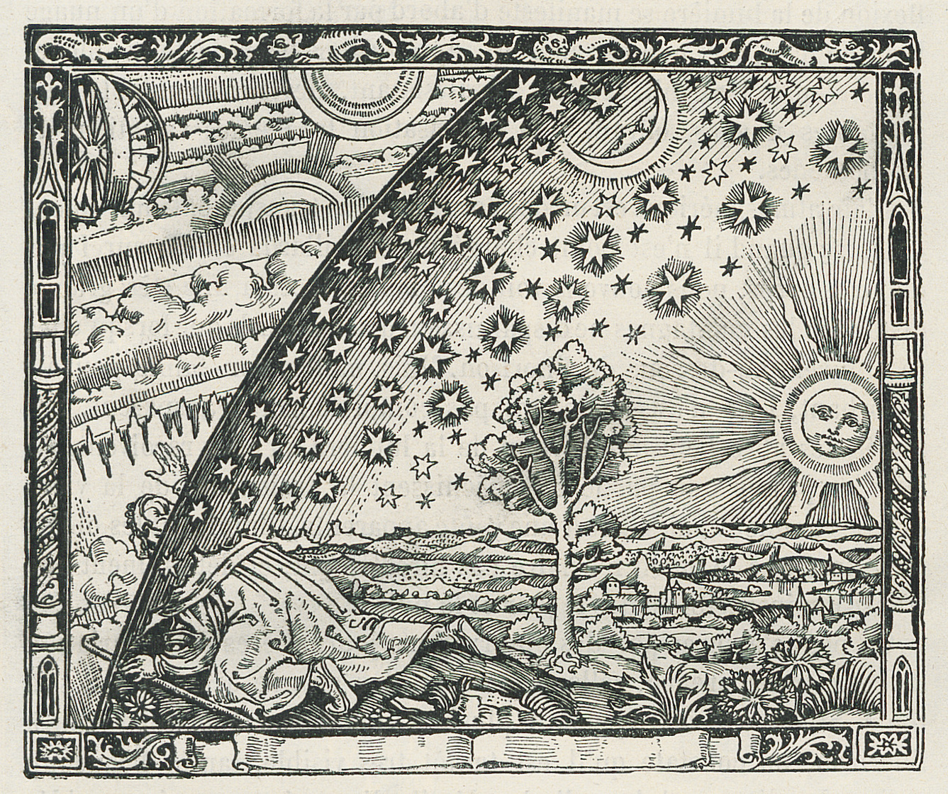 La gravure de Flammarion - L’Atmosphère, 1888