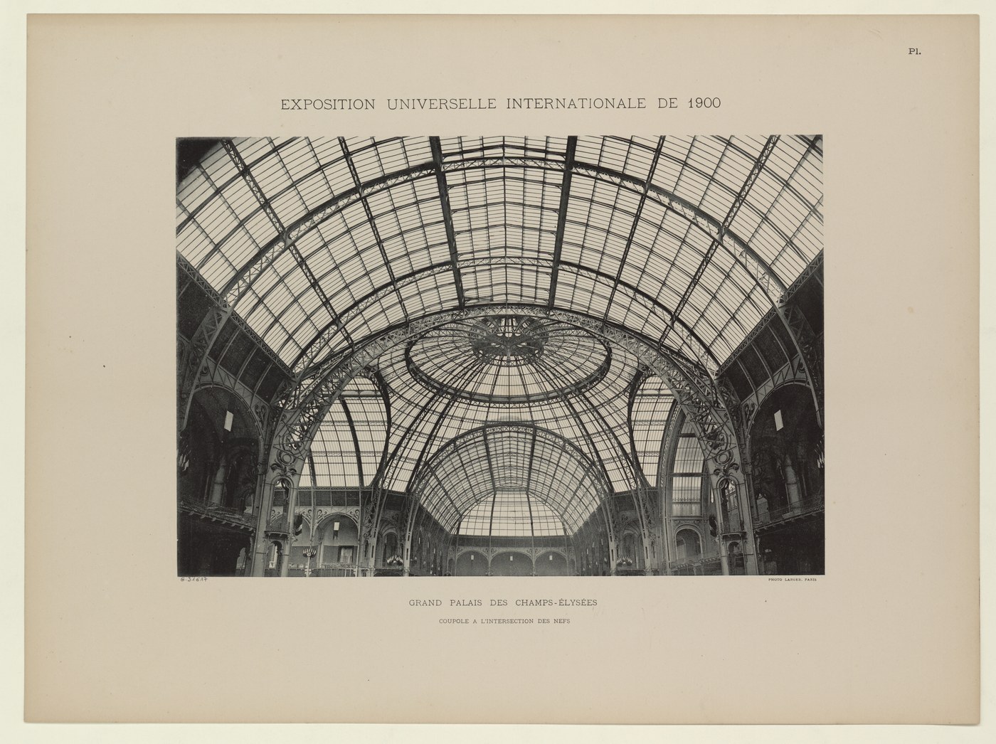La nef du Grand Palais, Exposition universelle - Louis Larger, 1900, musée Carnavalet