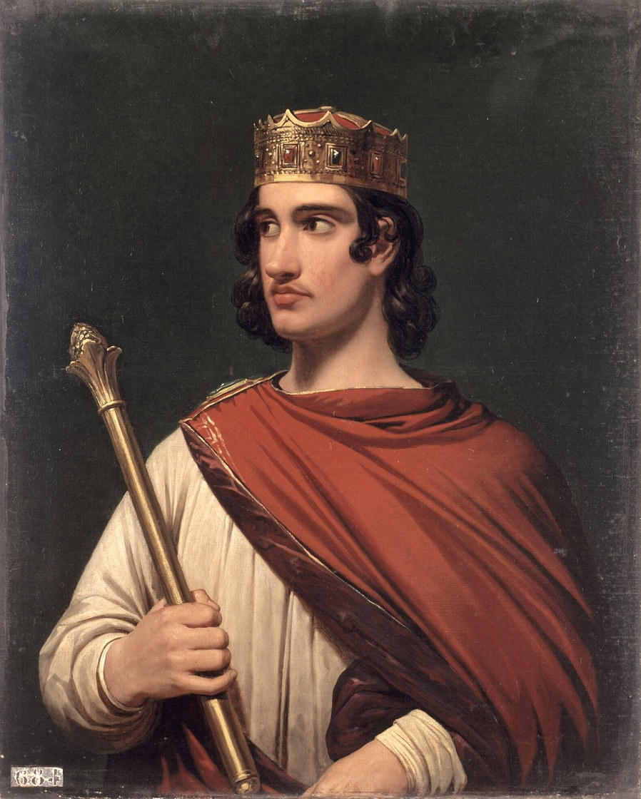 Lothaire, roi des Francs - Raymond Monvoisin, 1838, Versailles