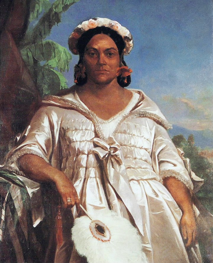 La reine Pōmare IV de Tahiti - Charles Giraud, 1851, Musée de Tahiti et des Îles
