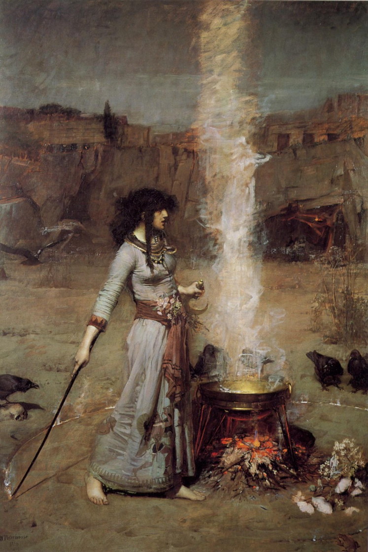 The Magic Circle - John William Waterhouse, 1886, Tate
