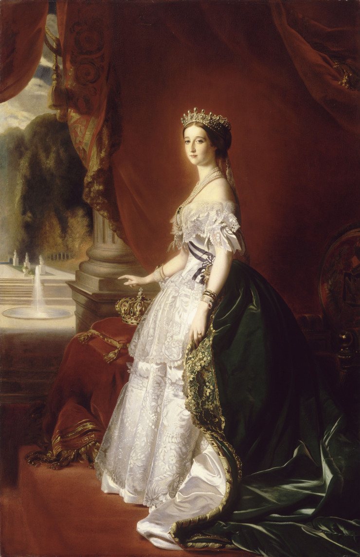 L’impératrice Eugénie en habit de cour - d’après Winterhalter