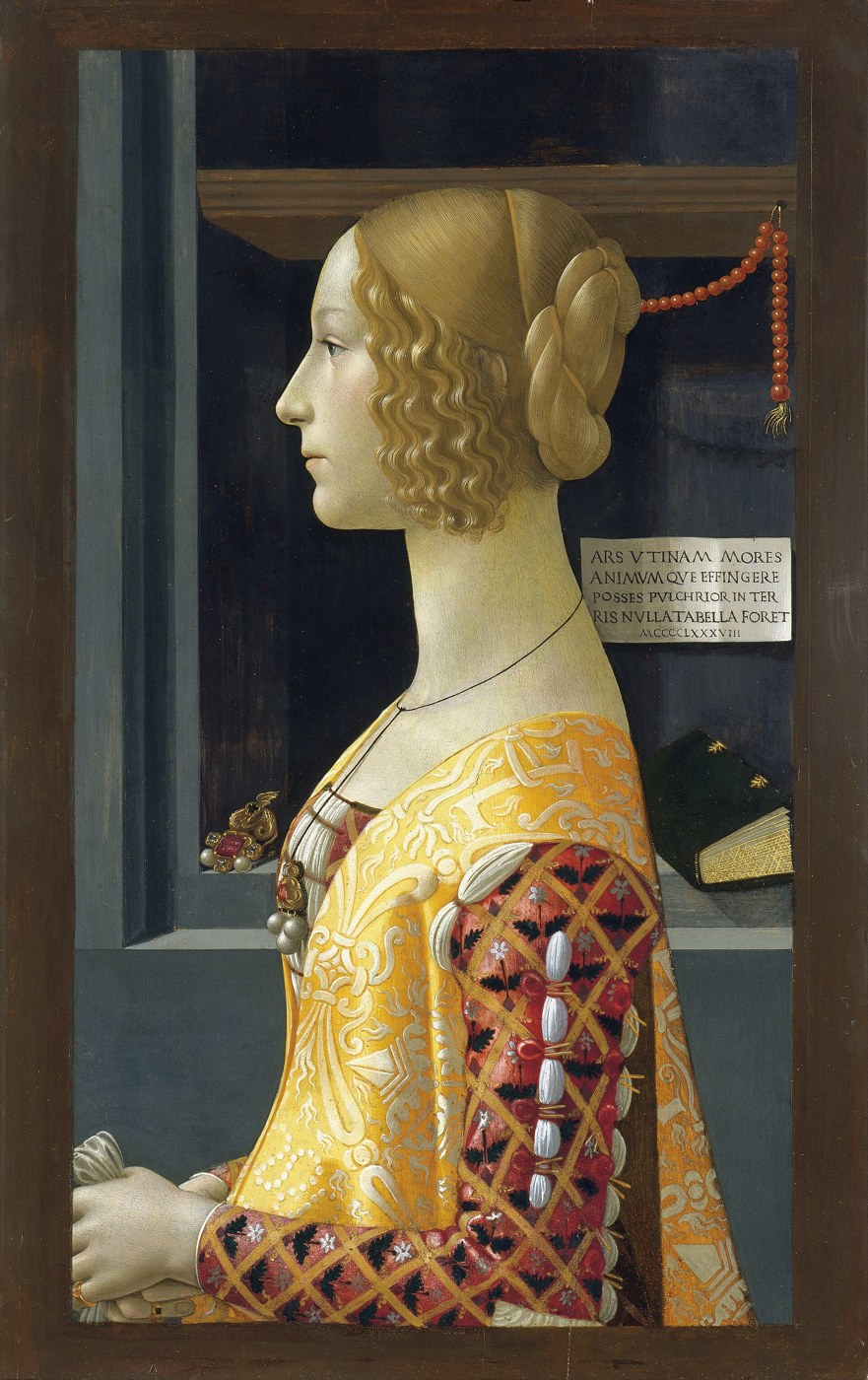 Giovanna Tornabuoni - Domenico Ghirlandaio, 1489-1490, musée Thyssen-Bornemisza, Madrid