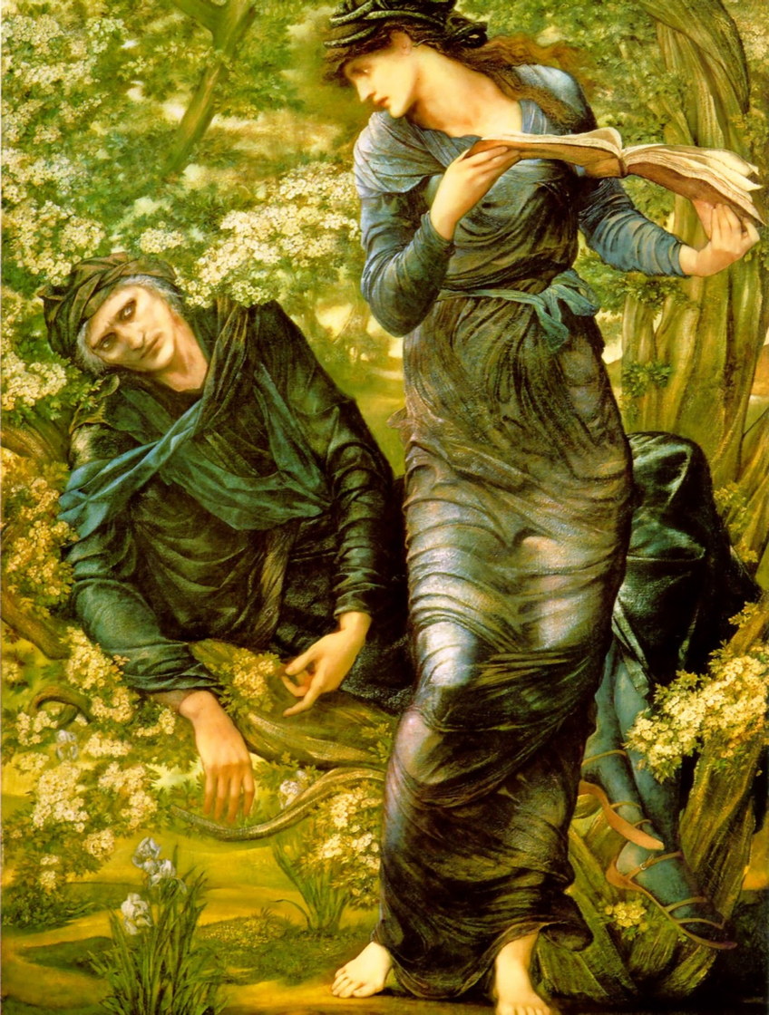 L’Envoûtement de Merlin - Edward Burne-Jones, 1874, Lady Lever Art Gallery