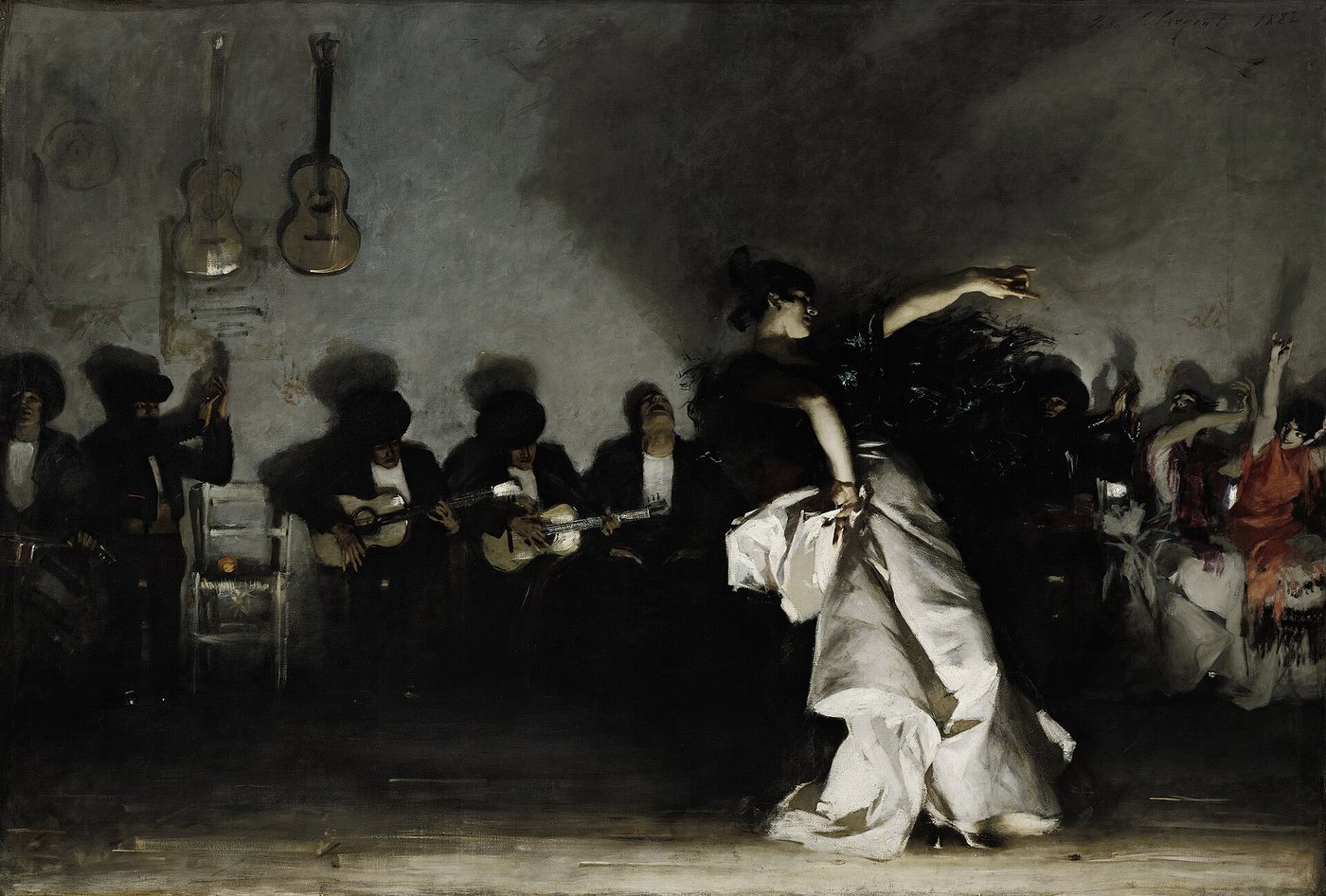 El Jaleo, danseuse de flamenco - John Singer Sargent, 1882