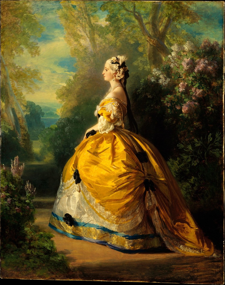 L'impératrice Eugénie - Franz Xaver Winterhalter, 1854, The Met, New York