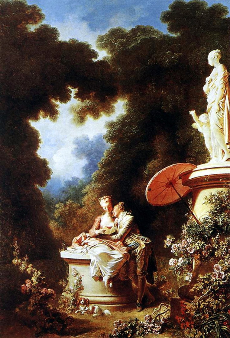 La Déclaration d’amour - Jean-Honoré Fragonard, v. 1771, Frick Collection