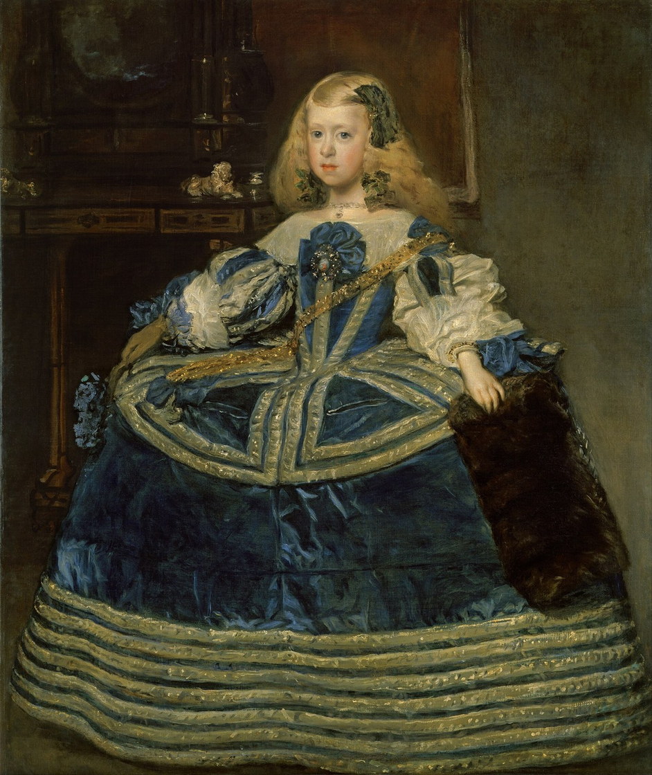 L'infante Marguerite-Thérèse en robe bleue - Diego Vélasquez, 1659, Kunsthistorisches Museum, Vienne