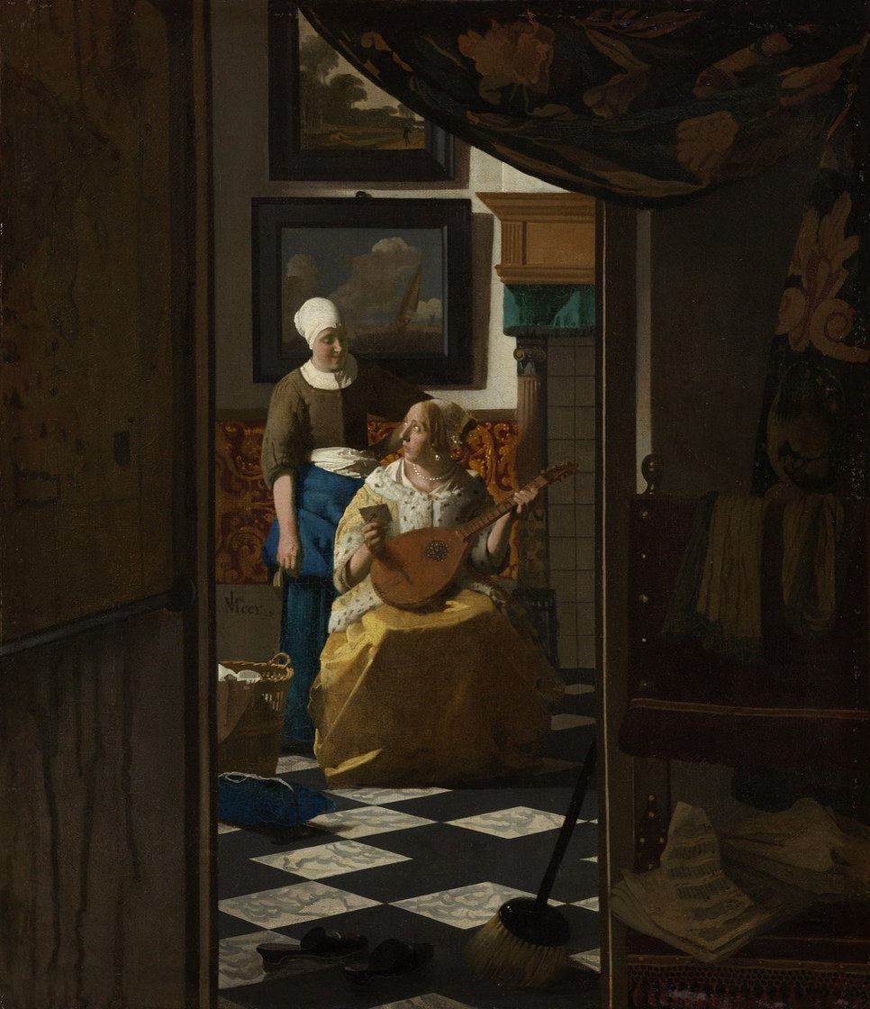 La Lettre d’amour - Johannes Vermeer, v. 1669, Rijksmuseum