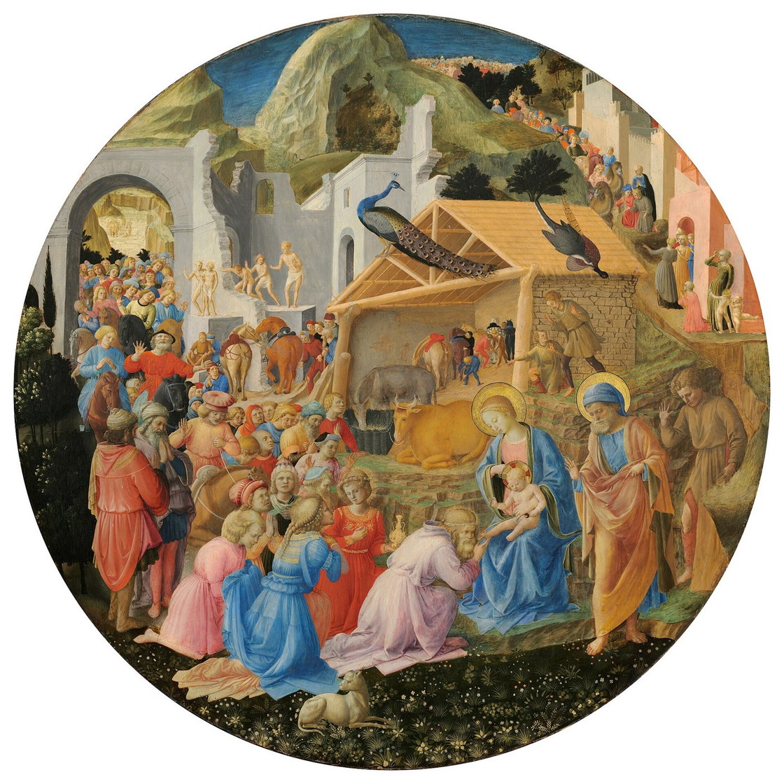 L'Adoration des Mages - Fra Angelico et Filippo Lippi, vers 1440-1460, National Gallery of Art, Washington