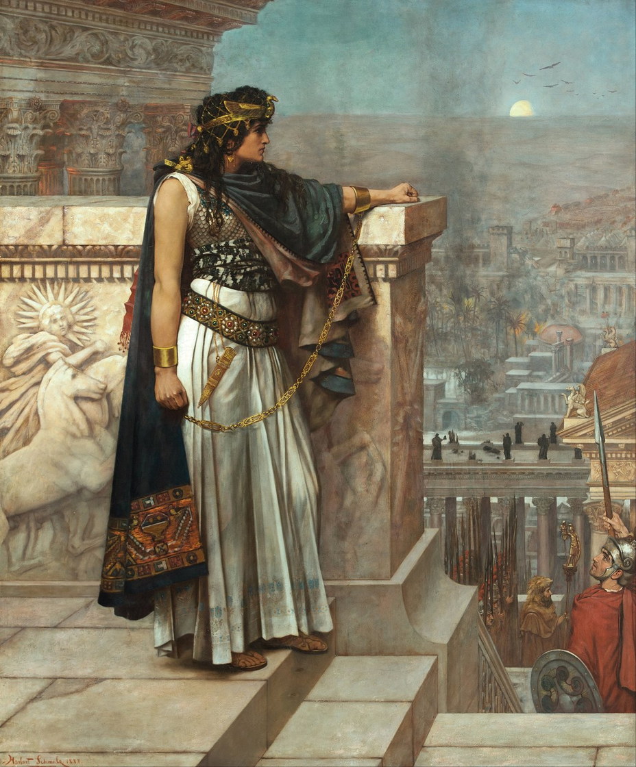 Le dernier regard de Zénobie sur Palmyre - Herbert Schmalz, 1888